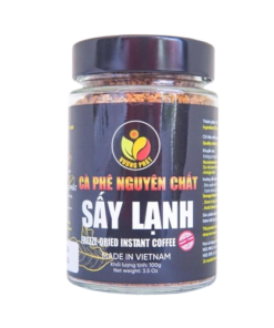Cà Phê Hòa Tan Sấy Lạnh Hủ 100 gr Nguyên chất - Vị Nguyên Bản